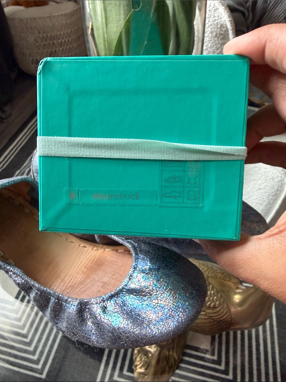 Tieks Moonstruck Ballet Flats - Blue Irredescent - Picture 7 of 9